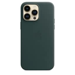 Кожаный чехол Telesin MagSafe для iPhone 14 Pro Forest, Green — фото 1