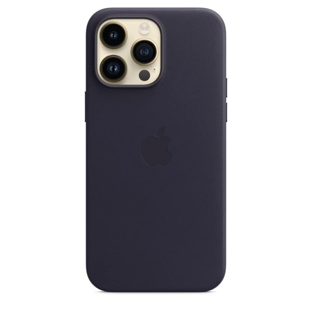 Кожаный чехол Apple MagSafe для iPhone 14 Pro Ink, Violet — фото 2
