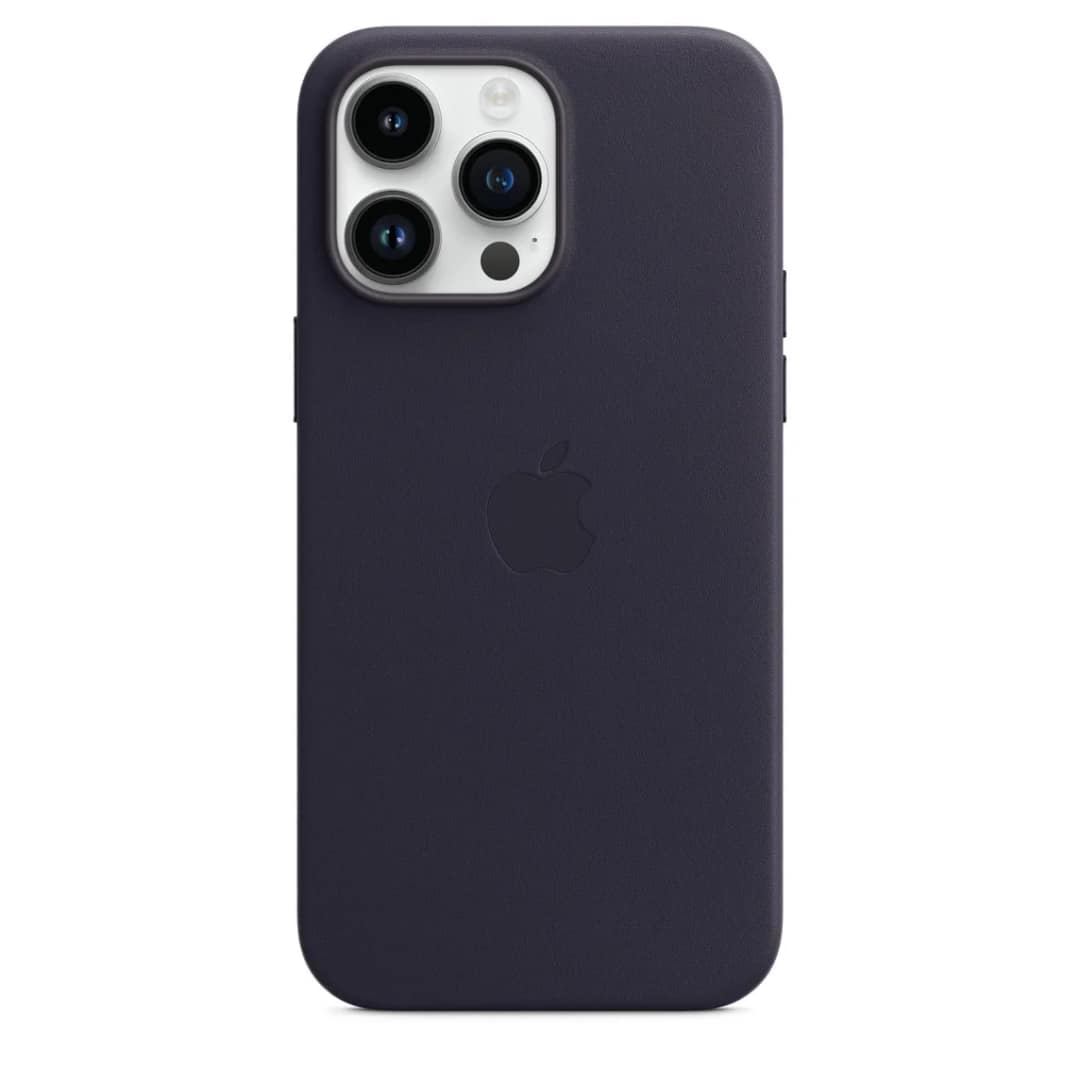 Кожаный чехол Apple MagSafe для iPhone 14 Pro Ink, Violet — фото 4