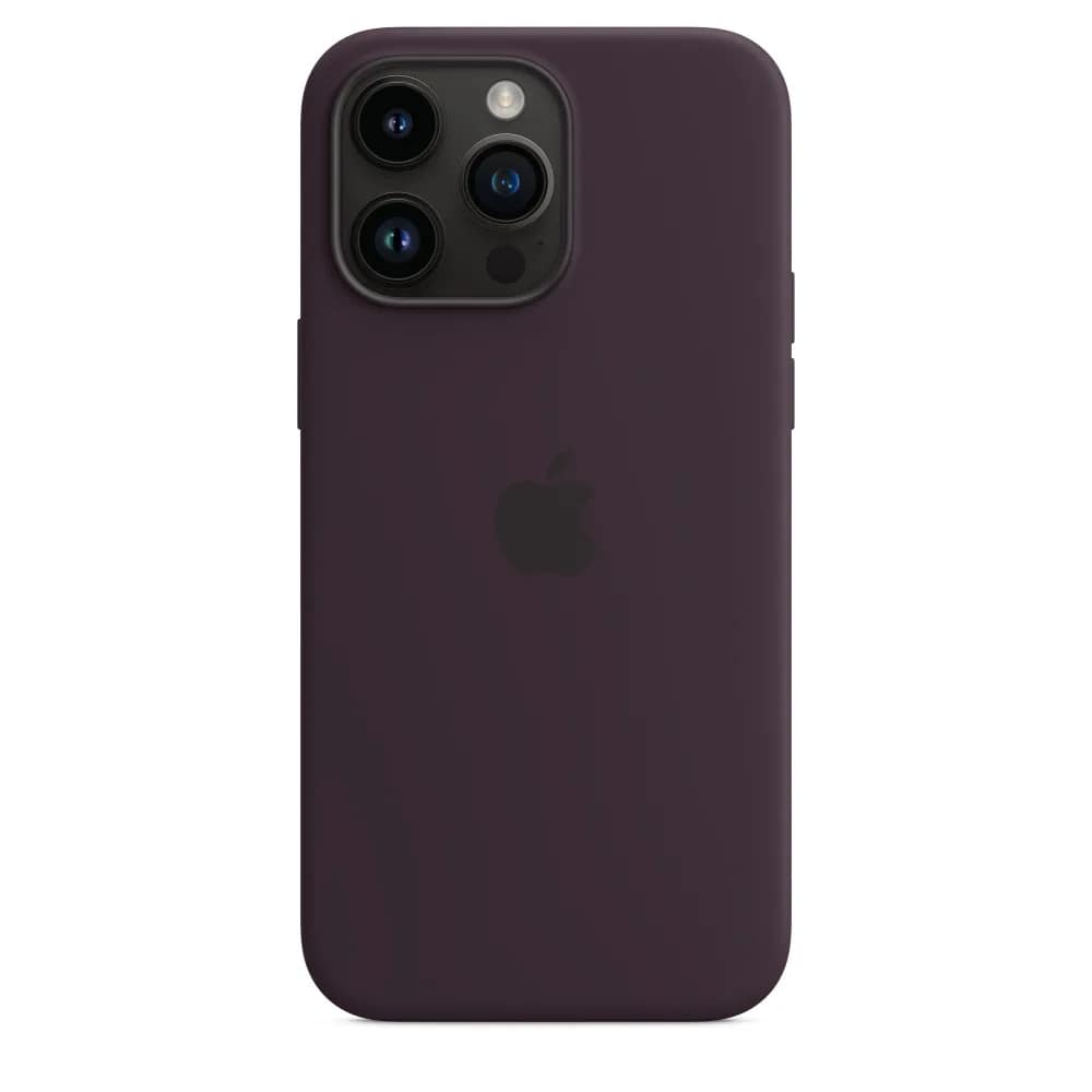 Силиконовый чехол Apple MagSafe для iPhone 14 Pro Elderberry, Violet — фото 3
