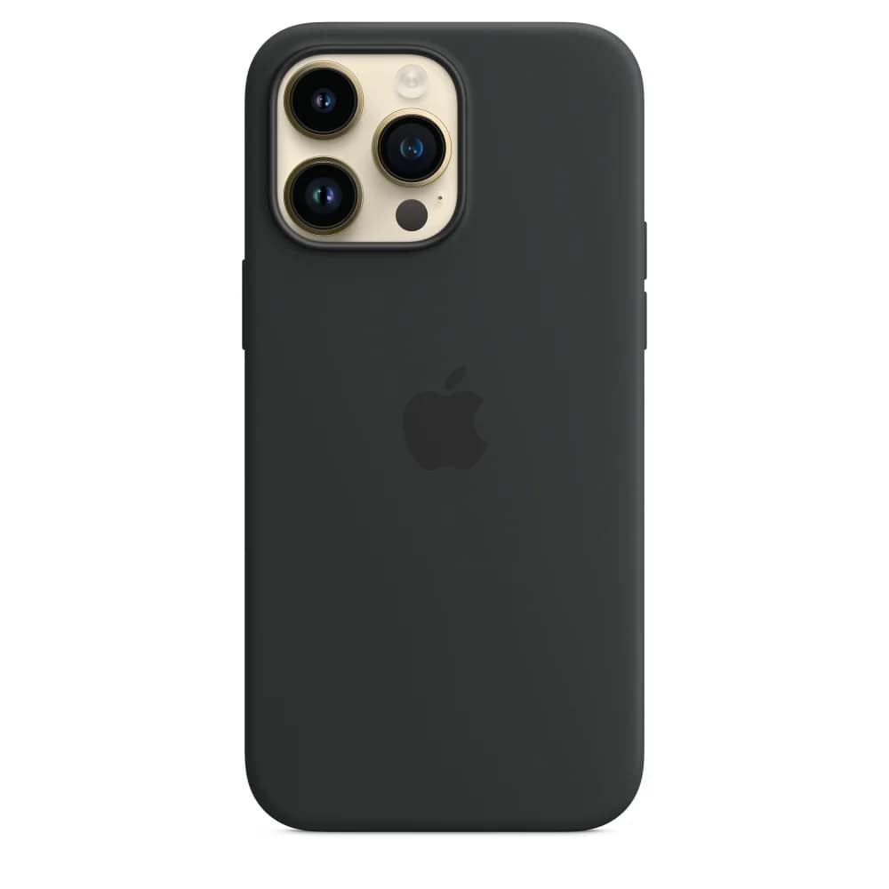Силиконовый чехол Apple MagSafe для iPhone 14 Pro Midnight, Black — фото 4