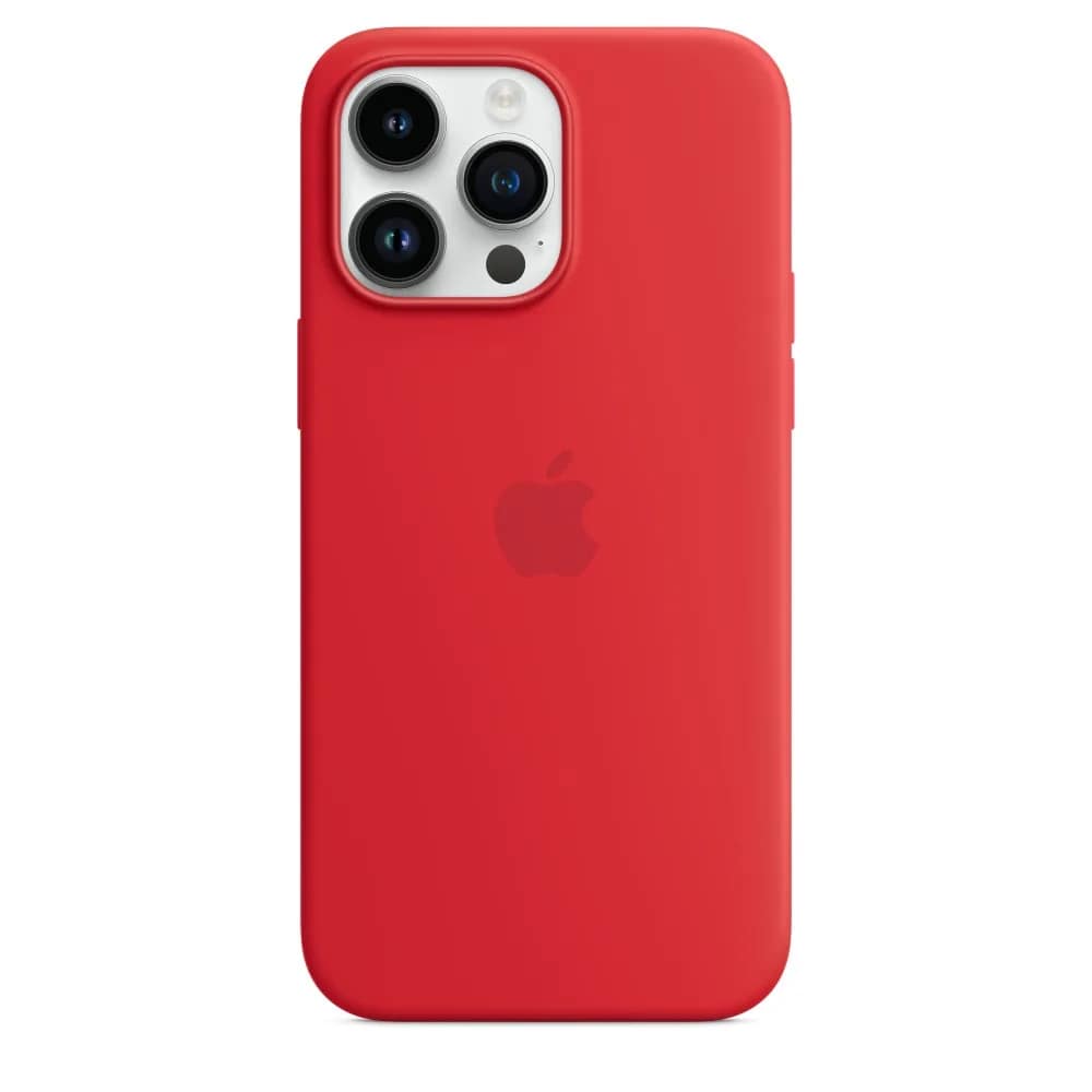 Силиконовый чехол Apple MagSafe для iPhone 14 Pro, Red — фото 3