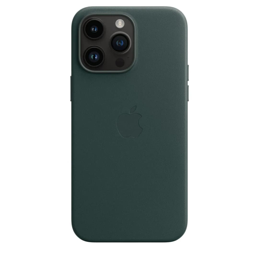 Кожаный чехол Apple MagSafe для iPhone 14 Pro Max, Green — фото 3