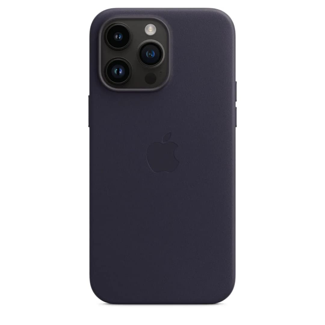 Кожаный чехол Apple MagSafe для iPhone 14 Pro Max Ink, Violet — фото 3