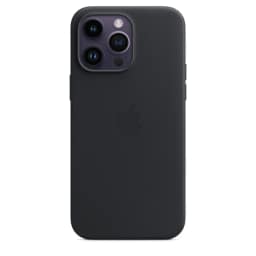 Кожаный чехол Apple MagSafe для iPhone 14 Pro Max Midnight, Black — фото 3