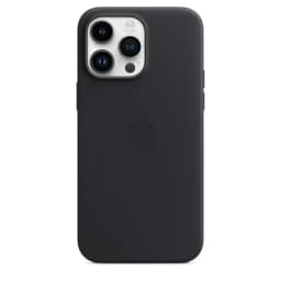 Кожаный чехол Apple MagSafe для iPhone 14 Pro Max Midnight, Black — фото 4