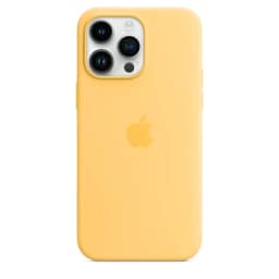 Силиконовый чехол Apple MagSafe для iPhone 14 Pro Max Sunglow, Yellow — фото 3