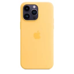 Силиконовый чехол Apple MagSafe для iPhone 14 Pro Max Sunglow, Yellow — фото 4