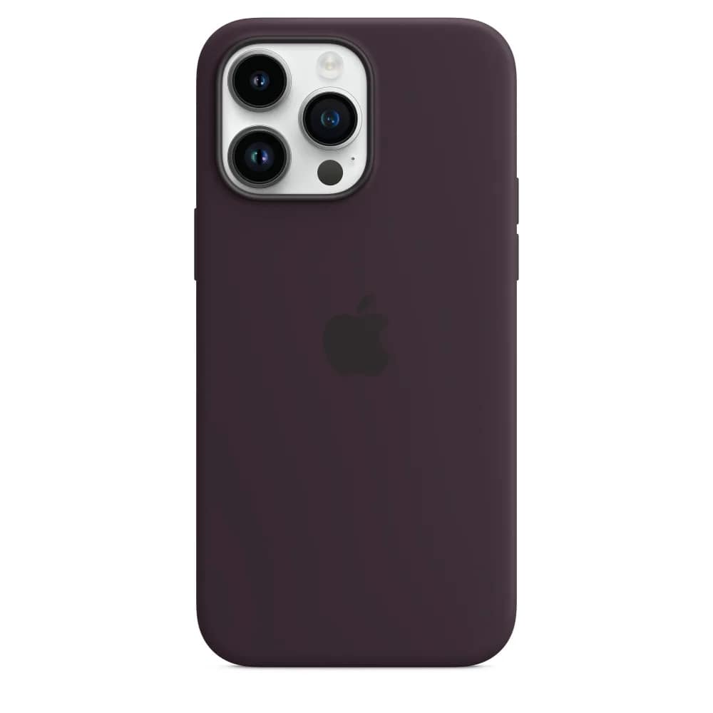 Силиконовый чехол Apple MagSafe для iPhone 14 Pro Max Elderberry, Violet — фото 3