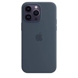 Силиконовый чехол Apple MagSafe для iPhone 14 Pro Max Storm Blue, Midnight Blue — фото 3