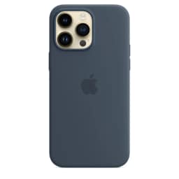 Силиконовый чехол Apple MagSafe для iPhone 14 Pro Max Storm Blue, Midnight Blue — фото 4