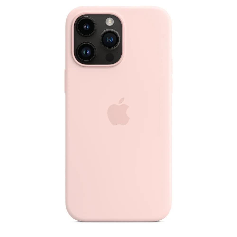 Силиконовый чехол Apple MagSafe для iPhone 14 Pro Max Chalk, Pink — фото 3