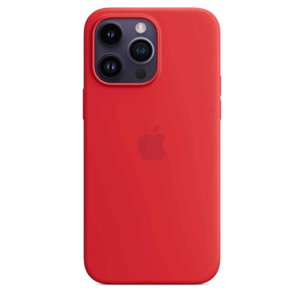 Силиконовый чехол Apple MagSafe для iPhone 14 Pro Max, Red — фото 3