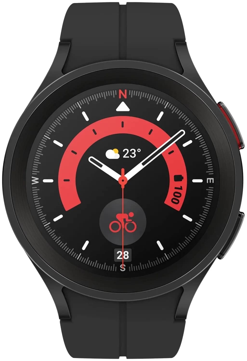 Смарт-часы Samsung Galaxy Watch5 Pro 45 mm SM-R920 Titanium, Black — фото 2
