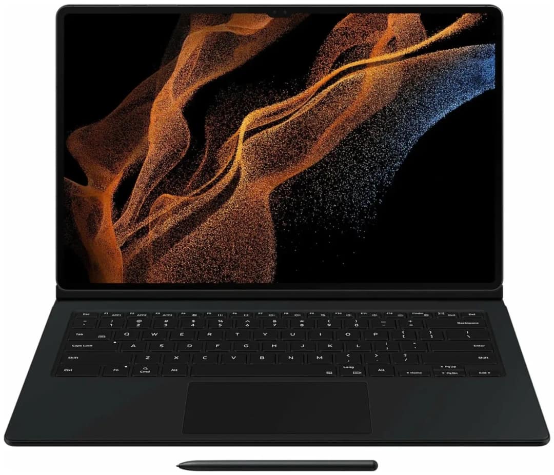 Клавиатура Samsung Book Cover Keyboard для Galaxy Tab S8 Ultra Black, Черный — фото 3