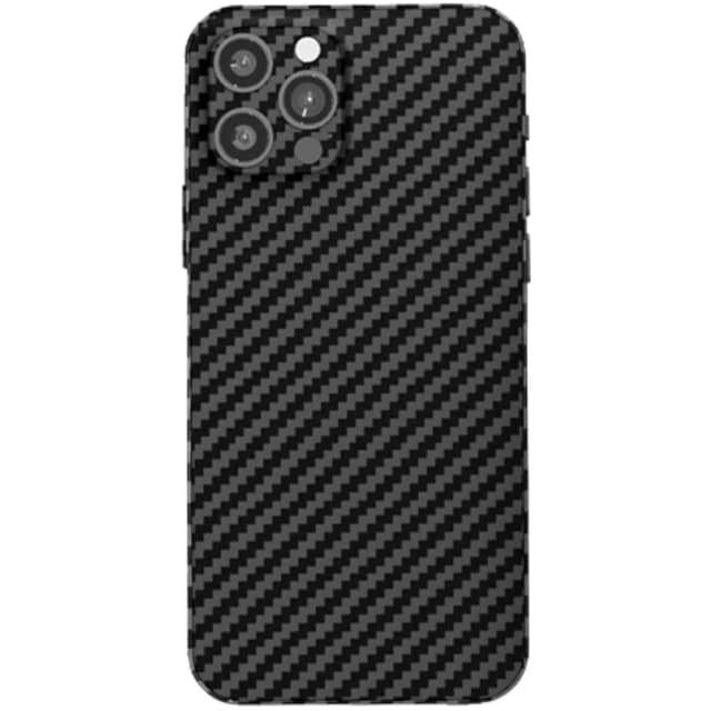 Чехол под карбон и кевлар LUXO для iPhone 14 Pro Carbon Gray, Black-Grey (Twill)