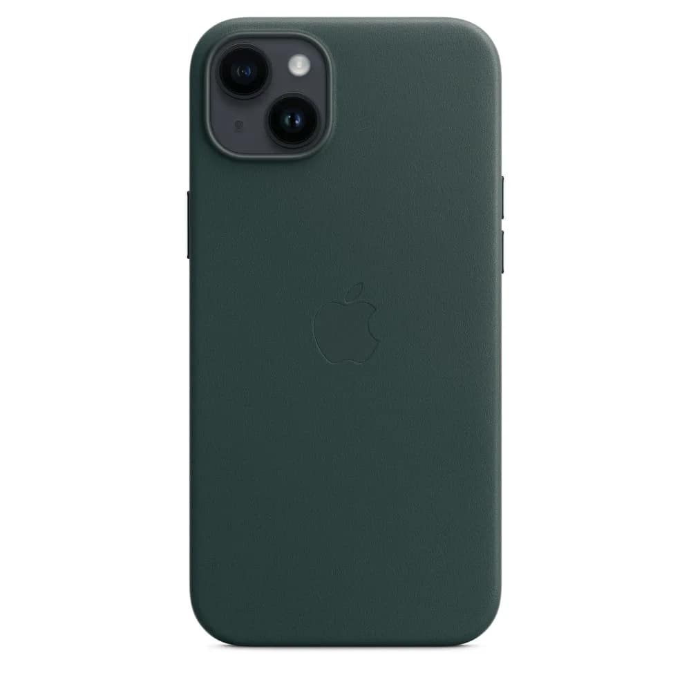 Кожаный чехол Apple для iPhone 14 Plus Forest, Green — фото 6