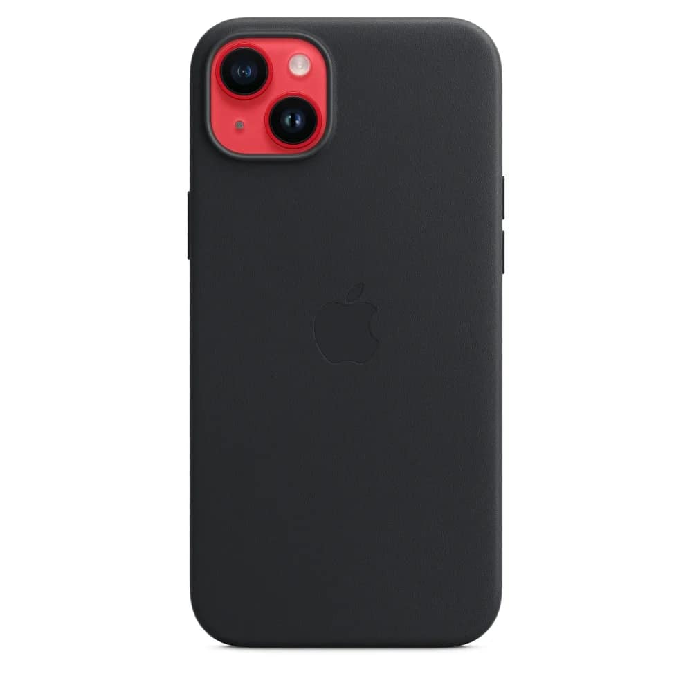 Кожаный чехол Apple для iPhone 14 Plus Midnight, Black — фото 3