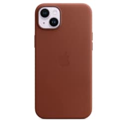 Кожаный чехол Apple для iPhone 14 Plus Umber, Brown — фото 3