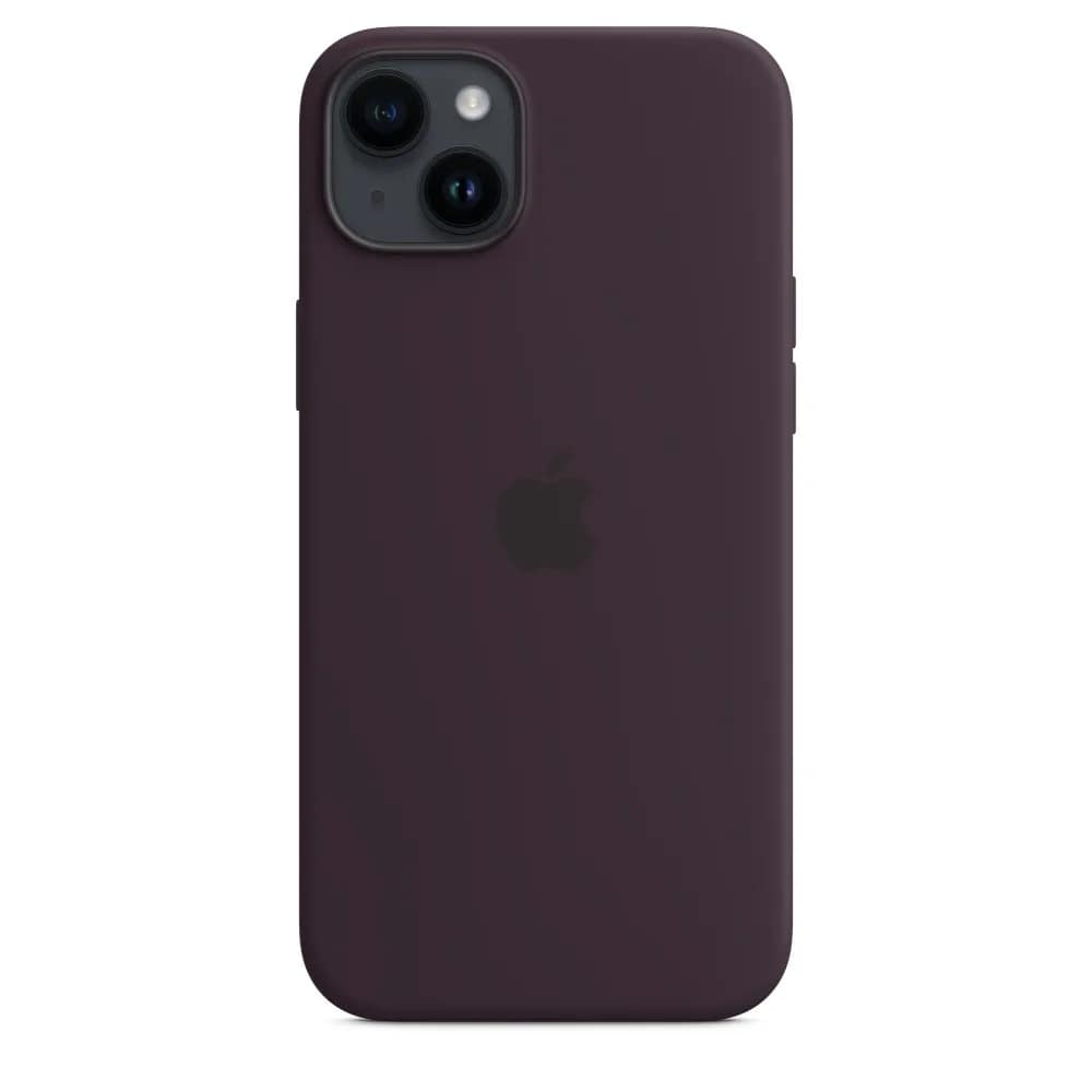 Силиконовый чехол Apple для iPhone 14 Plus Elderberry, Violet — фото 3