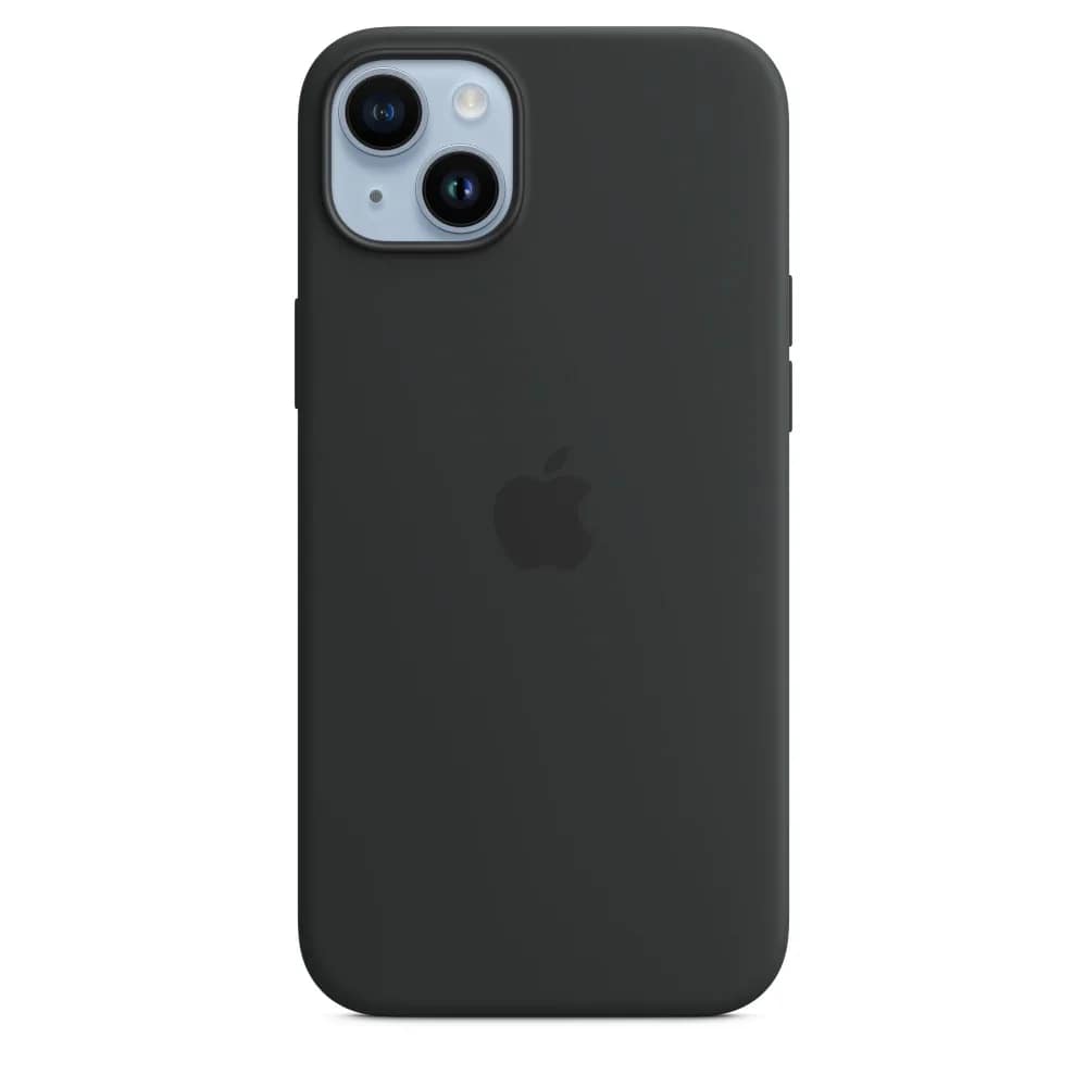 Силиконовый чехол Apple для iPhone 14 Plus Midnight, Black — фото 2
