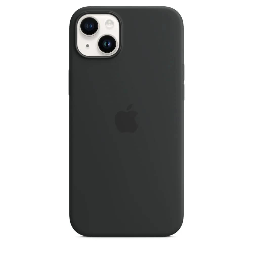 Силиконовый чехол Apple для iPhone 14 Plus Midnight, Black — фото 3