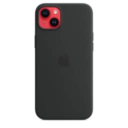 Силиконовый чехол Apple для iPhone 14 Plus Midnight, Black — фото 4