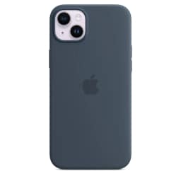 Силиконовый чехол Apple для iPhone 14 Plus Storm Blue, Midnight Blue — фото 5