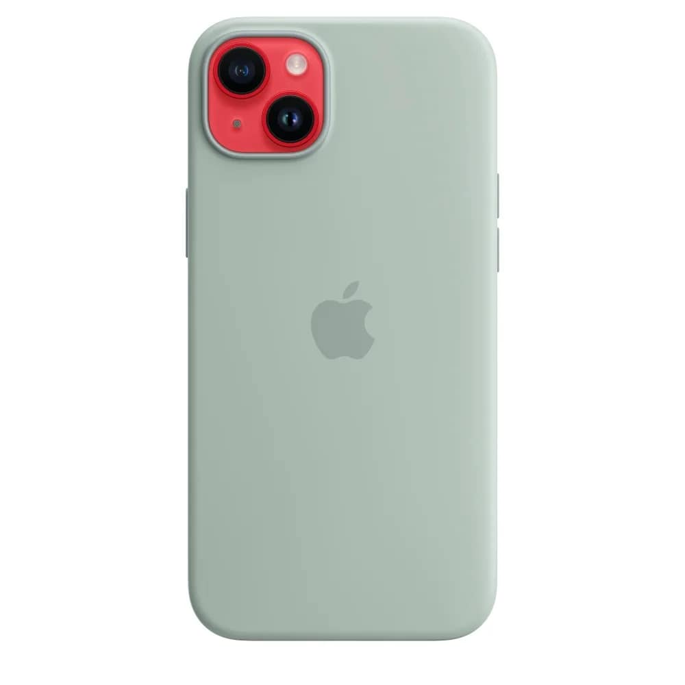 Силиконовый чехол Apple для iPhone 14 Plus Succulent, Olive — фото 2
