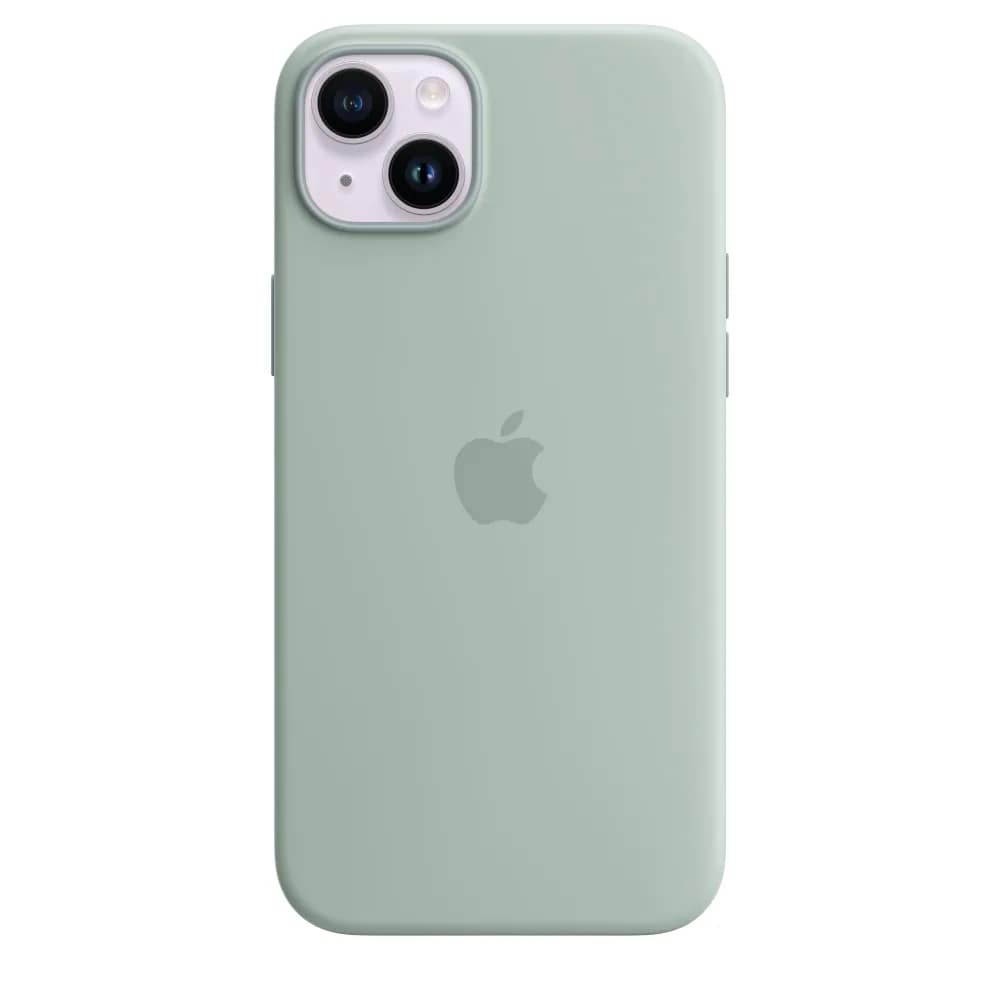 Силиконовый чехол Apple для iPhone 14 Plus Succulent, Olive — фото 4