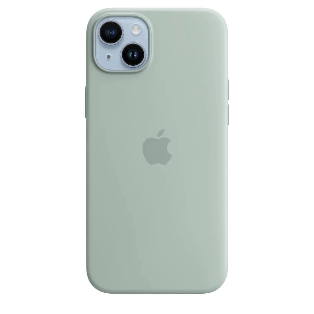 Силиконовый чехол Apple для iPhone 14 Plus Succulent, Olive — фото 5