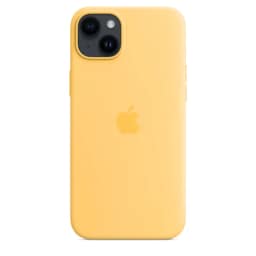 Силиконовый чехол Apple для iPhone 14 Plus Sunglow, Yellow — фото 4