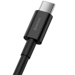 Кабель Baseus USB-A USB-C 66w 1m CATYS-01 Black, Черный — фото 2