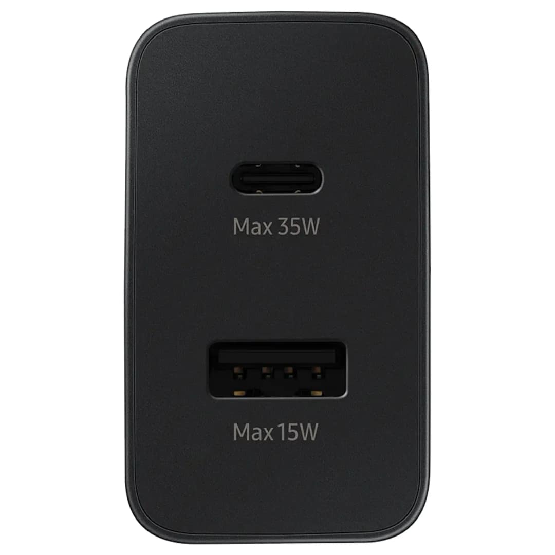 Сетевое зарядное устройство Samsung 35W USB-A USB-C EP-TA220, Black — фото 3