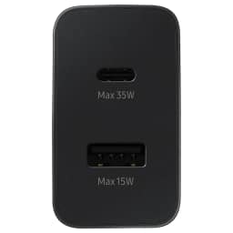 Сетевое зарядное устройство Samsung 35W USB-A USB-C EP-TA220, Black — фото 3