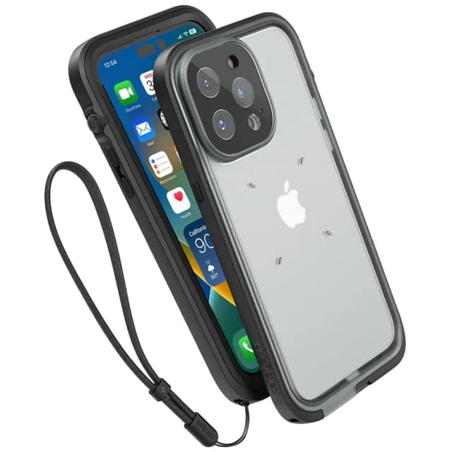 Чехол водонепроницаемый Catalyst Total Protection Case 14 Pro Max Stealth Black, Прозрачный