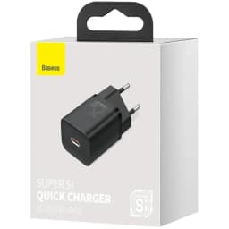 Сетевое зарядное устройство Baseus 25W USB-C CCSP020101, Black — фото 5