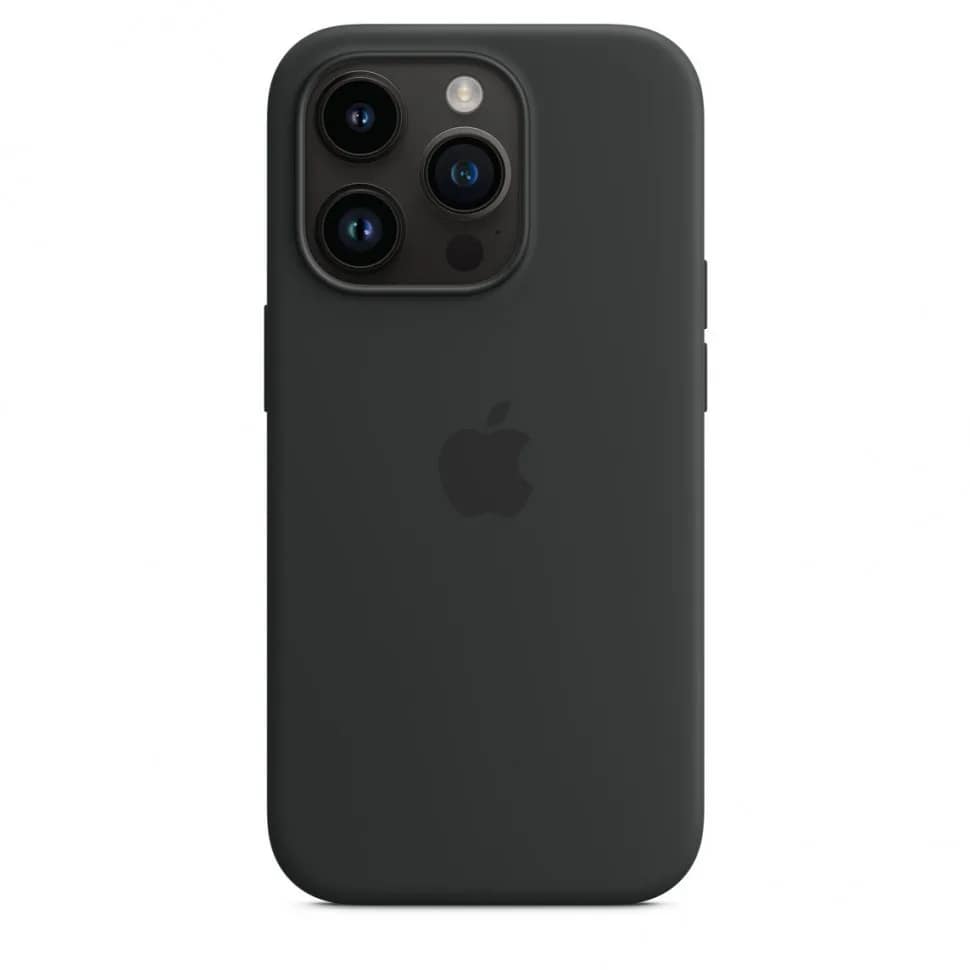 Силиконовый чехол MItrifON для iPhone 14 Pro Max Protect Matte Case Midnight, Black — фото 2