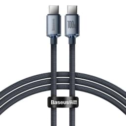 Кабель Baseus USB-C USB-C 100W 2m CAJY000701 Blue, Синий — фото 1