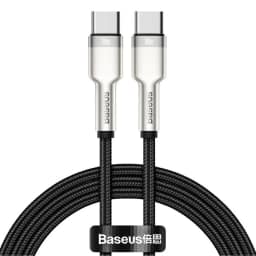Кабель Baseus USB-C USB-C 100W 1m CATJK-C01 Black, Черный — фото 1