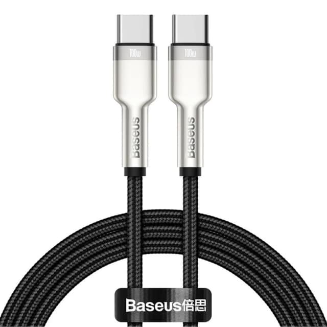 Кабель Baseus USB-C USB-C 100W 1m CATJK-C01 Black, Черный