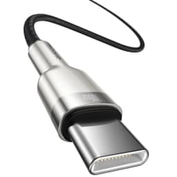 Кабель Baseus USB-C USB-C 100W 1m CATJK-C01 Black, Черный — фото 3