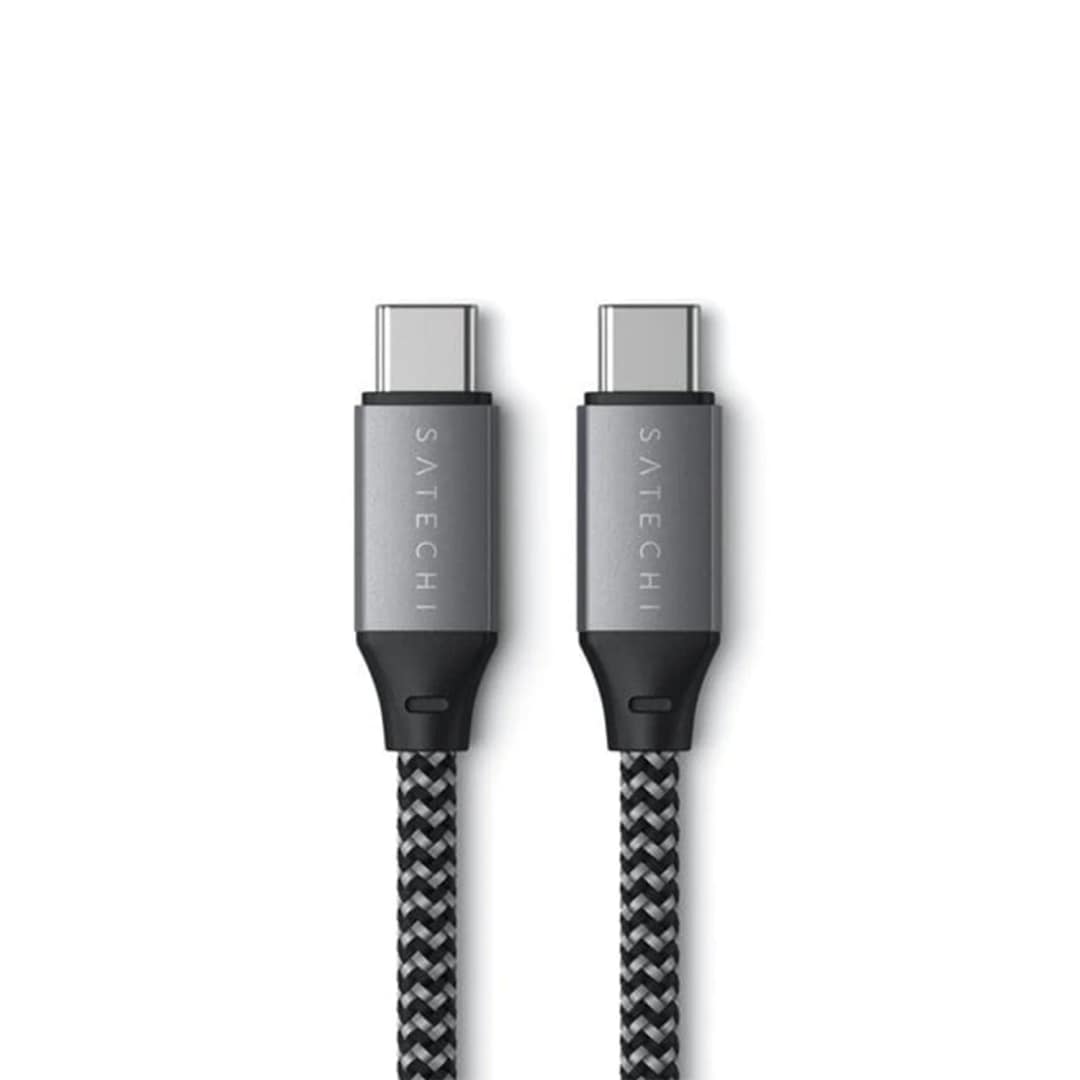 Кабель Satechi USB-C USB-C 0 25m ST-TCC10M Space Grey, Серый — фото 4