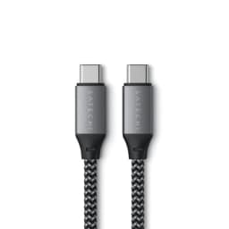 Кабель Satechi USB-C USB-C 0 25m ST-TCC10M Space Grey, Серый — фото 4