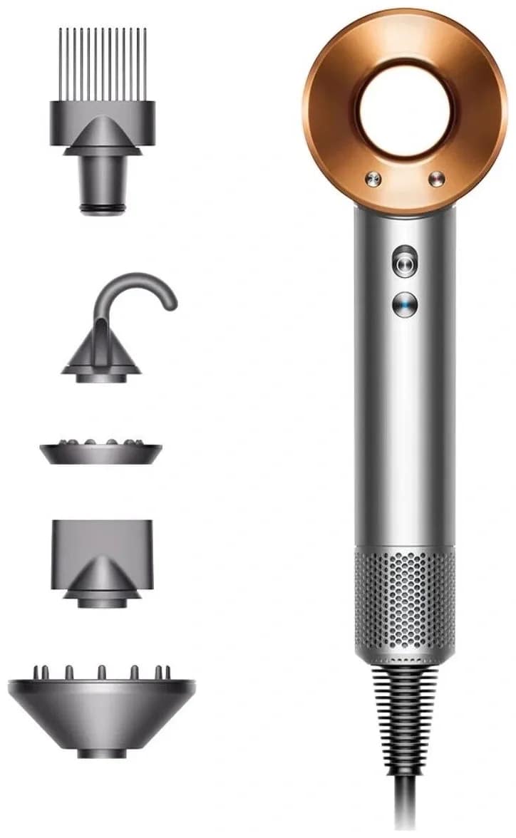 Фен Dyson Supersonic HD07 Nickel Copper, Золотистый — фото 2