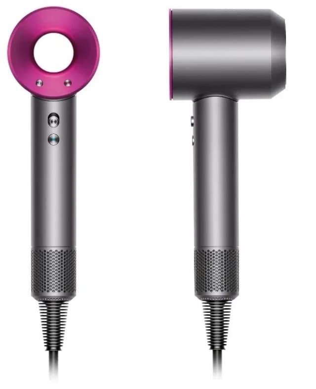 Фен Dyson Supersonic HD07 Nickel Fuchsia, Серебристый