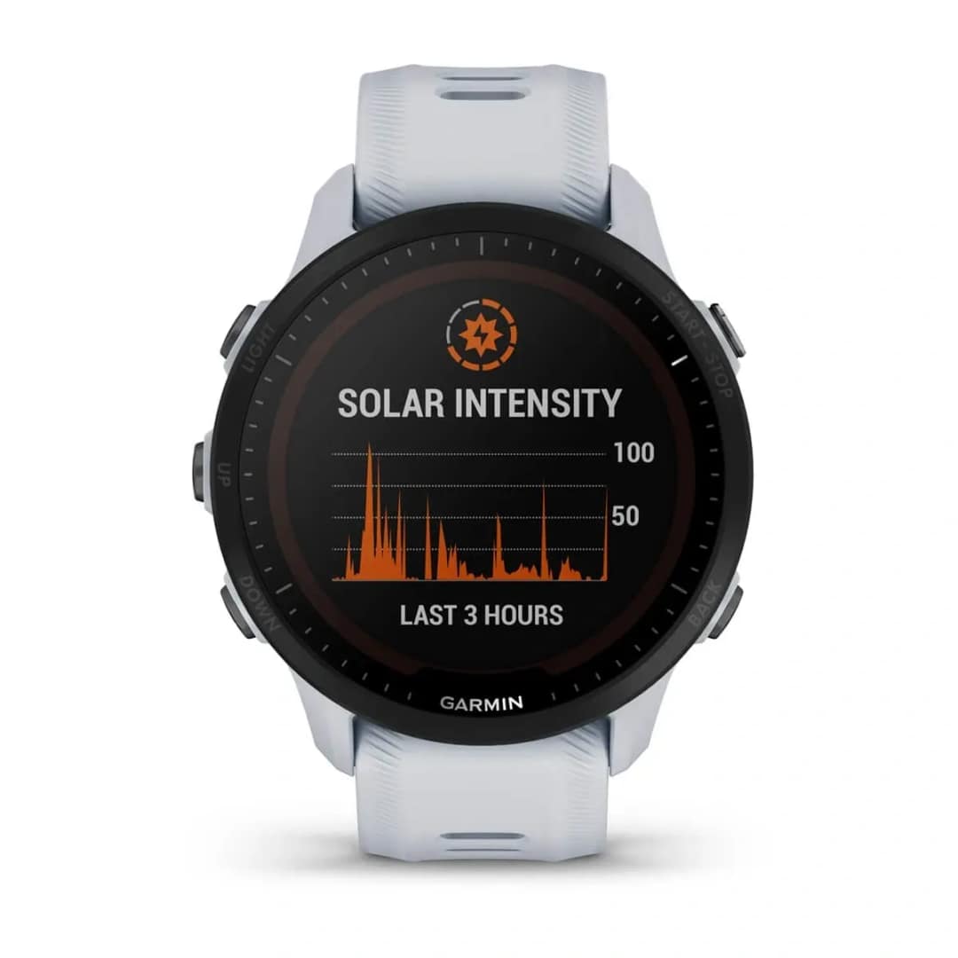 Умные часы Garmin Forerunner 955 Solar - stone, White — фото 6