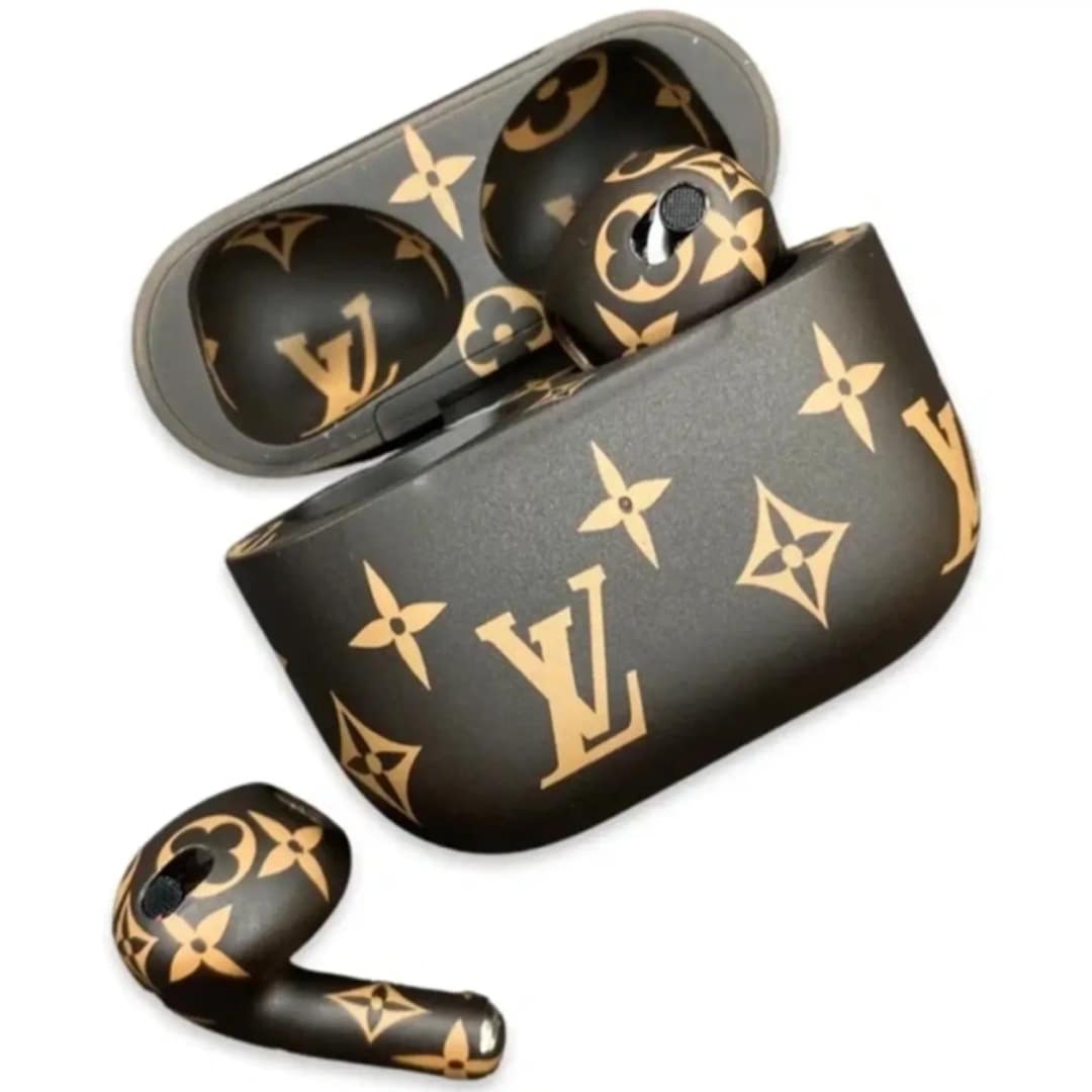 Наушники Apple AirPods 3 Color Total LV Matte, Brown — фото 2