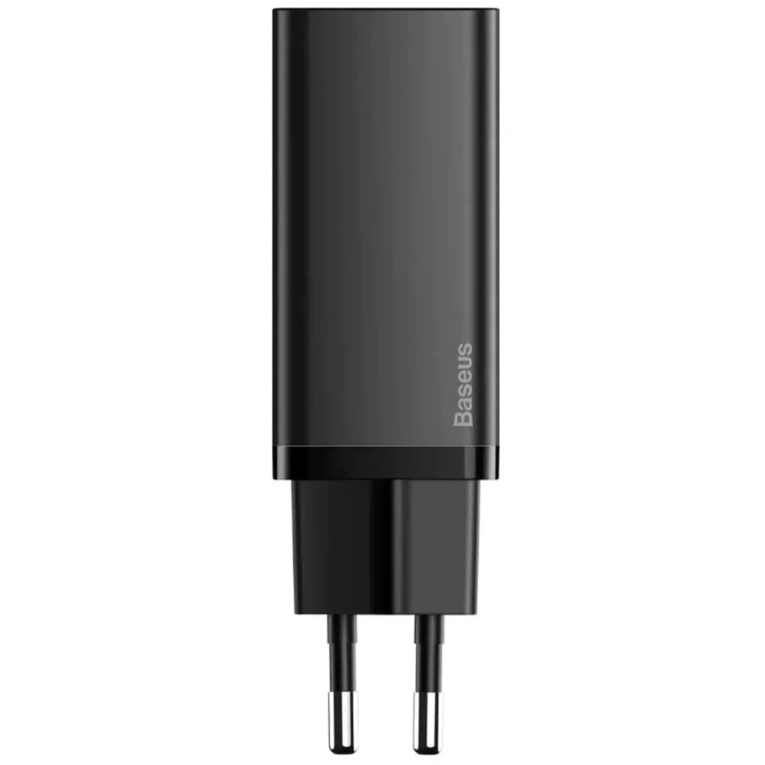 Сетевое зарядное устройство Baseus 65W USB-A USB-C CCGAN2L-B01, Black — фото 2