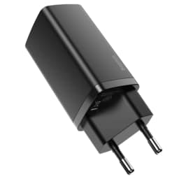 Сетевое зарядное устройство Baseus 65W USB-A USB-C CCGAN2L-B01, Black — фото 4